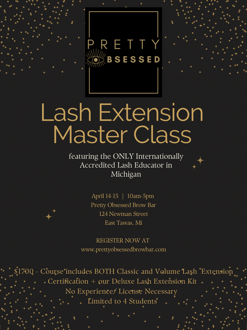 Lash Extension Masterclass Deposit